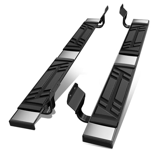 Estribos laterales acero inoxidable 6.5" para Ford F-150 y F-250 miniatura 1