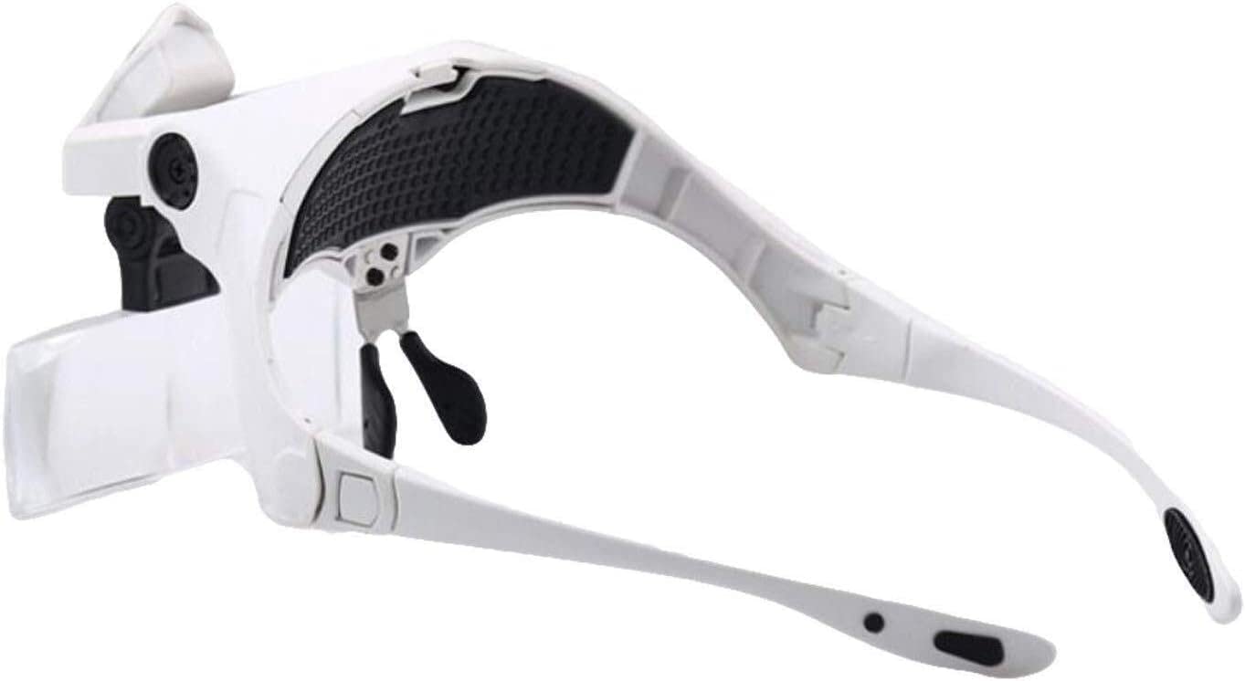 Lupa De Pantalla, Lupa Montada En La Cabeza, Lupa Led con Cinco Lentes Intercambiables Y Luz Led.