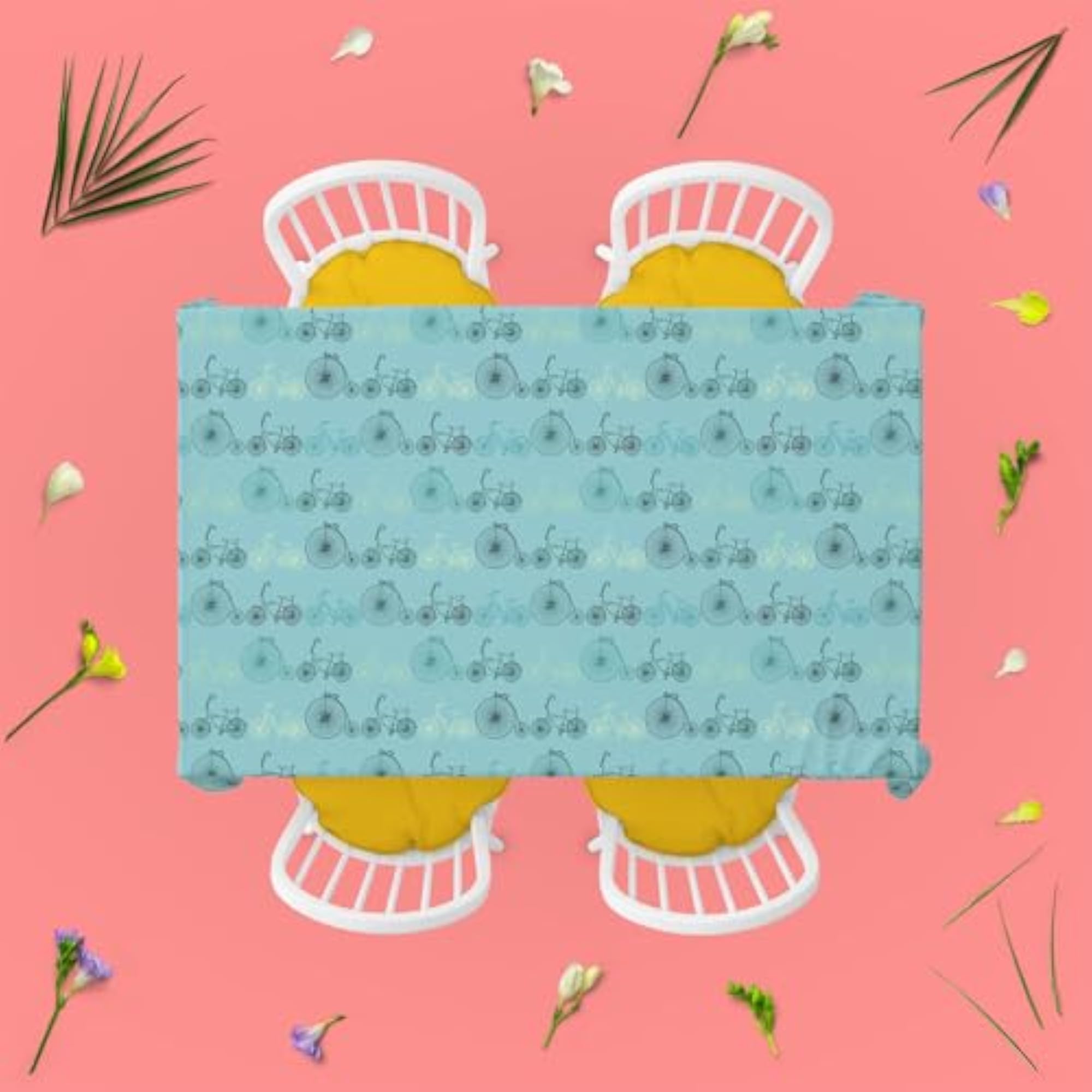 Bicycles Table Cloth Cover for Dining & Center Table