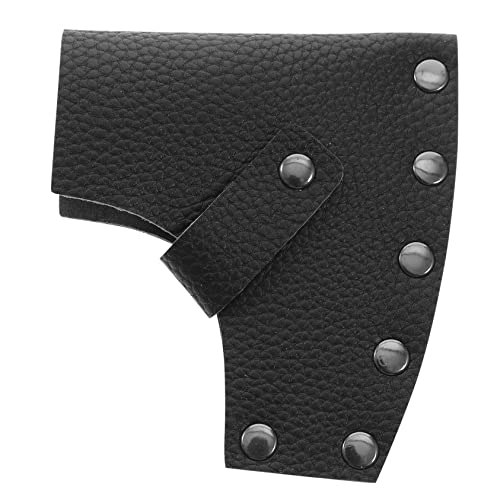 VILLCASE Hatchet Protective Cover Durable Leather Case for Outdoor Hiking Fit for Hatchets Easy Snap Closure Safeguards Sharp Edges Convenient Carrying Design
