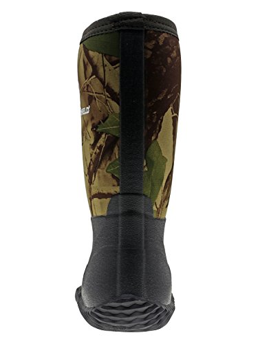 Arcticshield Kids Waterproof Durable Rubber Neoprene Outdoor Boots (Camo, 5) #TOP4