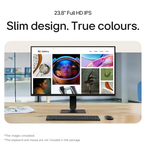 Image of LG 24 Inch IPS FHD Monitor 1920 x 1080,1 MS MBR, 120Hz, sRGB 99% Typ(CIE1931),1500:1 Contrast, Black Stabilizer,Virtual Borderless, Flicker Safe, Reader Mode, HDMI,VGA, 24U411A, (Black)