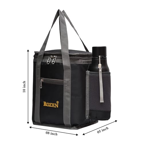 Image of ROZEN LARGE 50 LITERS COMBO SCHOOL & Lunch bag for Class 5-12 Large Multipurpose Backpack for Students, Water Resistant, Unisex Design, Stylish & Durable