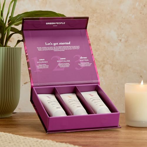 Green People Soothing Hand Essentials Set - Natural & Organic Hand Creams - Shea Butter for Dry Hands - Vegan, Organic & Cruelty Free - Image 2