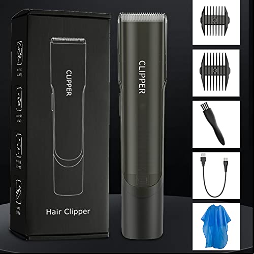 Hair Clippers For Men, Automatic Vacuum Professional Cordless Hair Clippers, Waterproof & Usb Rechargeable Hair Cutting Kit Hair Trimmer With Magnetic Storage Bin #TOP6