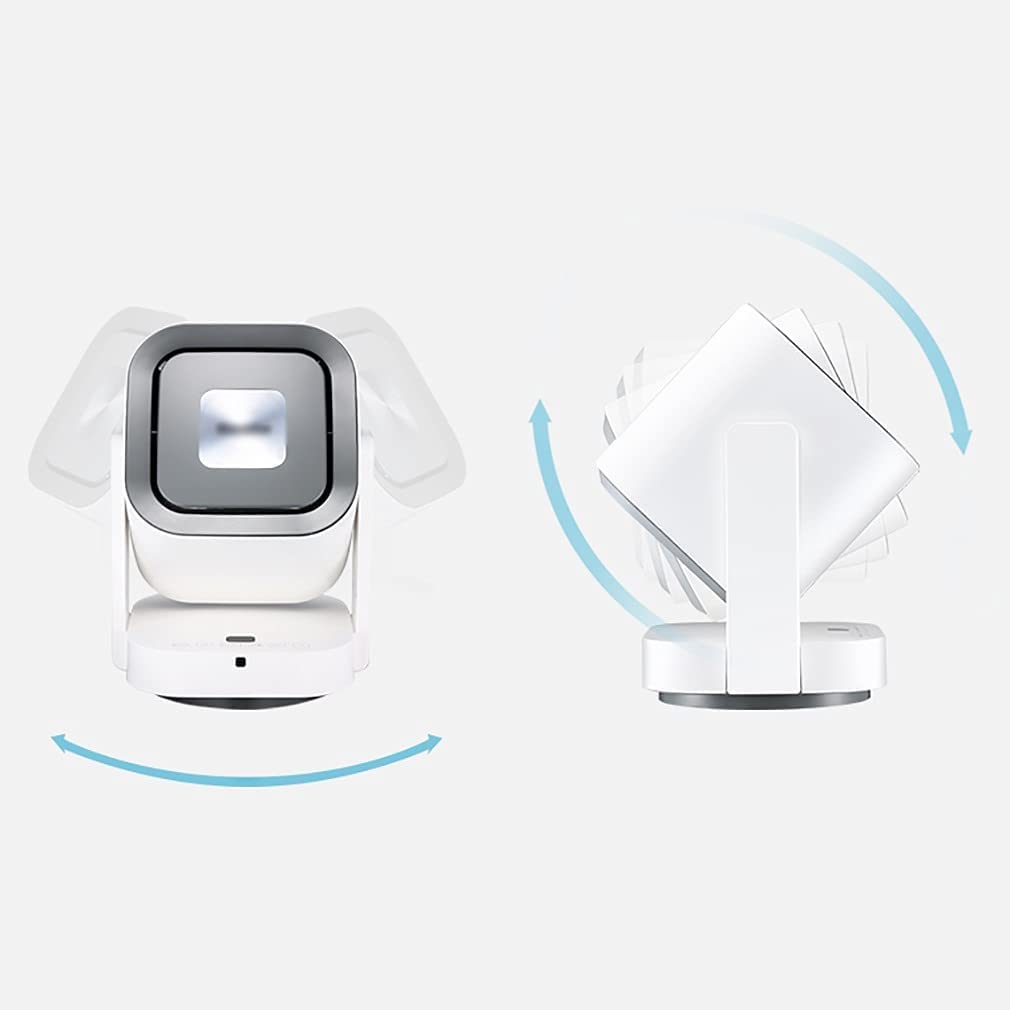 Flux d'air Puissant Mini Ventilateur Personnel de Bureau Smart Wind Seed 3 Ventilateur de Bureau à Circulation d'air Rapide alimenté Chaud et Froid Petit Ventilateur à Double Usage Portable