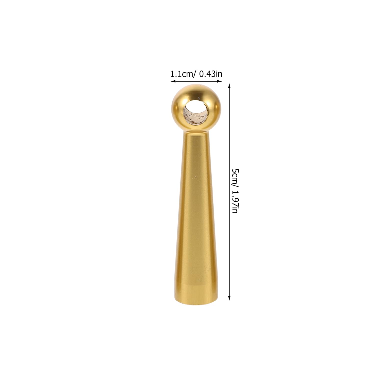 Accessori per Mobili in Metallo Oro 4 Pezzi, Connettori per Ringhiera per Scaffali e Carrelli da Servizio, Compatibilità Versatile e Durata Garantita, Foro 7/32"