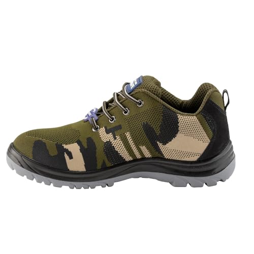 NEOSAFE Falcore A2016 Sports Line Safety Shoes, Lightweight with Steel Toe, (Black, ISI Marked)