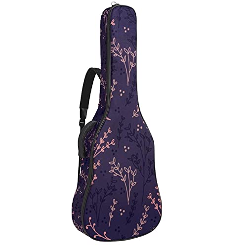 Housse guitare 106 cm réglable violette pour protéger et transporter sans effort