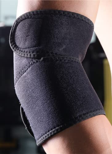 Novafit - Elbow Band For Pain Relief (Free Size) Elbow Support For Gym Tennis Elbow Band For Men & Women Tennis Elbow Support For Badminton Cricket & Sports Elbow Sleeves/Elbow Guard/Elbow Brace