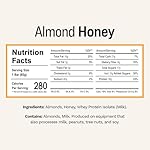 Rise Breakfast Whey Protein Bars Almond Honey, 18g Protein, 2.01 oz (12 Pack) - Image 2