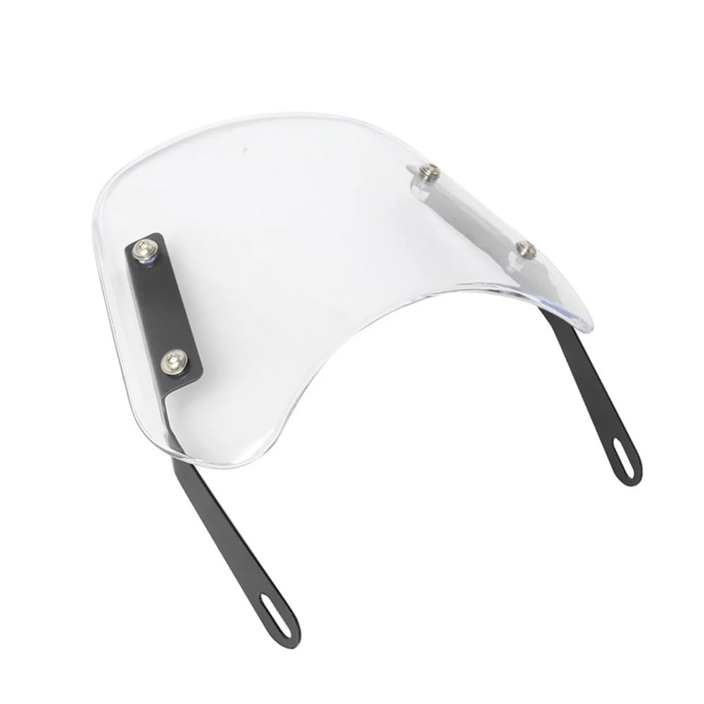 Déflecteurs pare-brise noir moto : bulle de protection anti-bruit et vent - 4