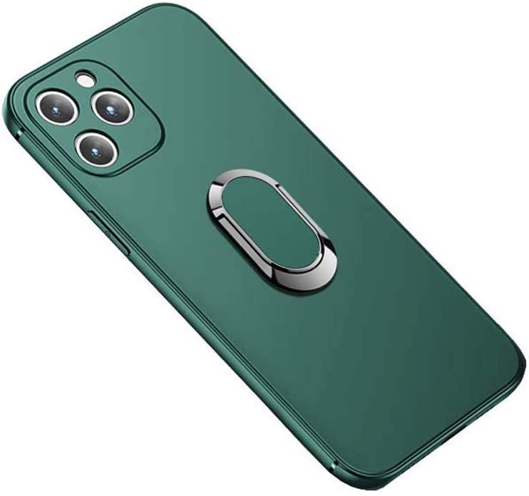 Coque silicone liquide iPhone 12 avec support aimanté et béquille arrière