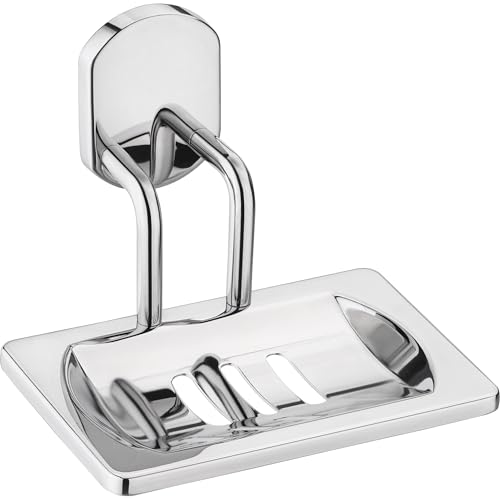 Image of ZANORD� Bathroom Hardware Accessories,Heavy Duty Wall Mounted,Chrome Polished Finish (Thor, Single Soap Dish)