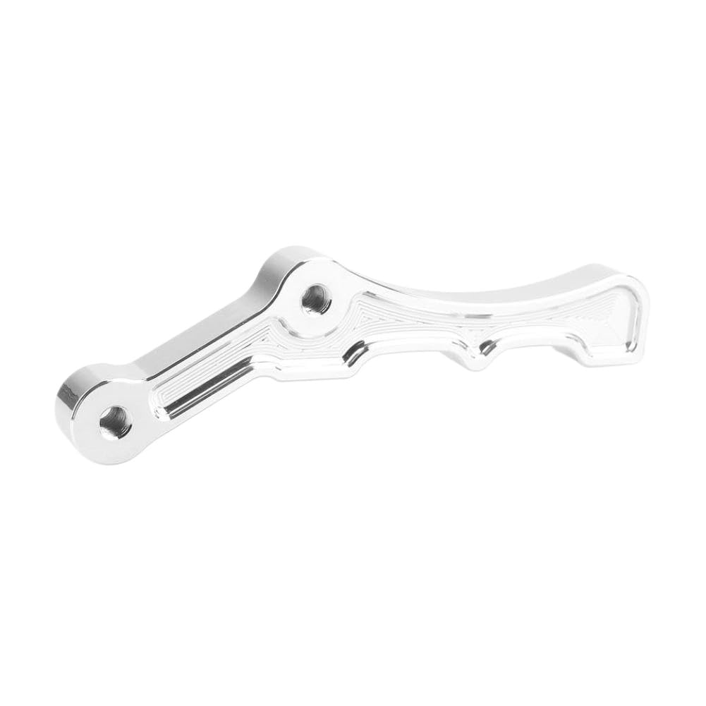 Tvhpwhcka Silver Front Brake Caliper Mount Bracket 108Mm Spread For 2000-2021 Harley-Davidson Touring Sportster Softail With 11.5 11.8 Style Rotors(Silver)