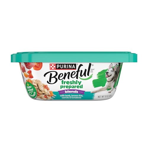 Purina Beneful Wet Dog Food, Chopped Blends With Lamb - (8) 10 oz. Tubs