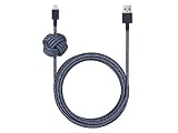  Native Union Cable de carga USB a Lighning, 3 m, color azul