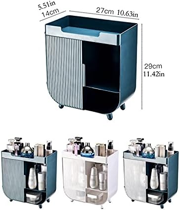 Cosmetic Boxes Large Capacity Multifunctional Dressing Table Desktop Cosmetic Storage Box Skin Care Lipstick Rack Storage Rack Cosmetic Display Cases(A) (C)