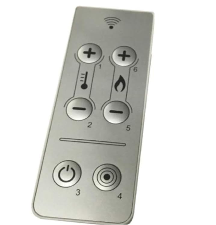 FIGEVIDA Telecomando INFRAROSSI 6 Pulsanti per SCHEDE MICRONOVA delle STUFE A Pellet - Distanza 8 MT§