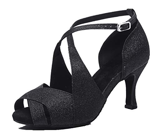 Sandales danse latine L420 avec sangle croisée anti-glisse 39.5