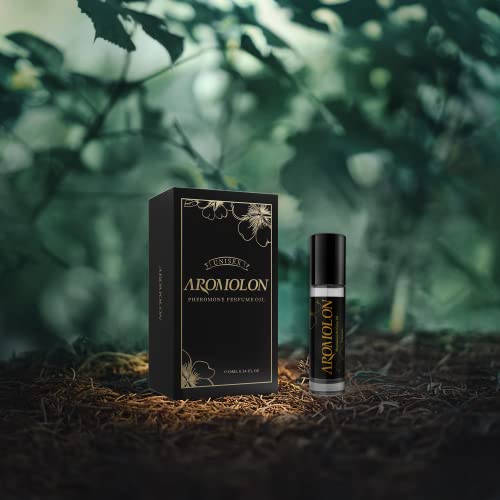 Aromolon Unisex Pheromone Oil For Women And Men (Mystery) - Long Lasting Fragrance Roll On Pheromones For Men To Attract Women 0.34 Fl Oz / 10 Ml #TOP4