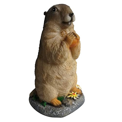 Figura decorativa estatua de resina marmota
