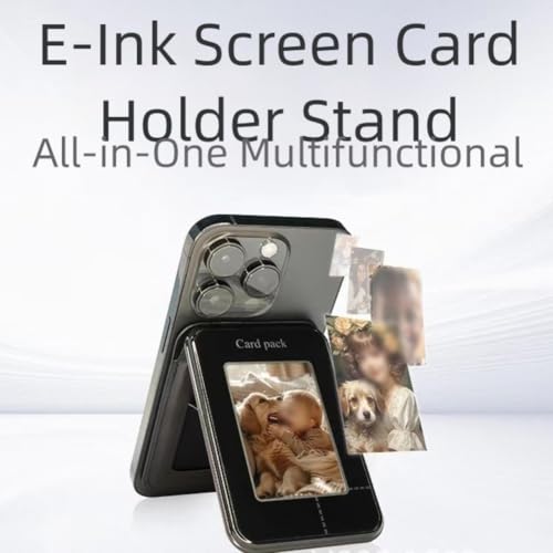 Tarjetero de pantalla digital personalizable accesorio ligero ABS para teléfonos iOS 8