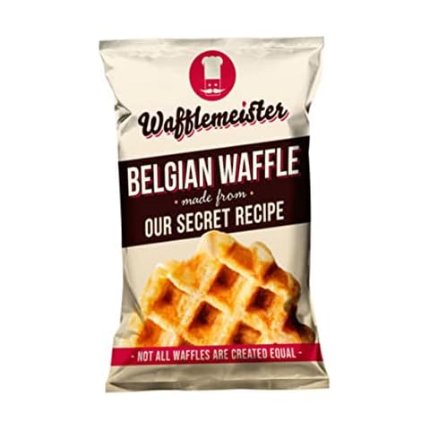Wafflemeister Classic Belgian Liege Waffle (30 x 90g) Resturant Quality Waffle . Individually packed Waffles Cover