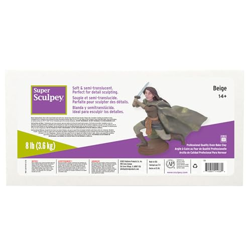 Sculpey Super Clay 8-Pound Beige
