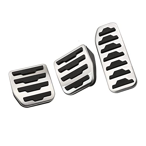 Embrague Pedal Cubierta Para Jaguar Para E-Pace Cubiertas Para Pedales De Freno Y Acelerador, Accesorios Pedal del acelerador del coche(MT 3 pc)
