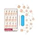 Kiss Everlasting French Nail Manicure, Chip-Free with Flexi-Fit Technology, Real Short, 