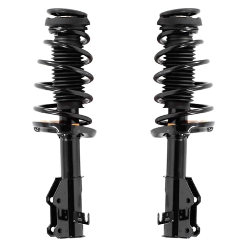 Image of Detroit Axle - 4pc Struts Shocks for 2014-2020 Chevrolet Impala 2 Front Struts with Coil Spring 2 Rear Shock Absorbers 2015 2016 2017 2018 2019 Suspension Replacement