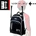 Franklin Sports Kids Baseball Bag - Youth Tball + Baseball Backpack - Boys + Girls Bat Pack - Youth Bat + Equipment Bag - Black/Gray