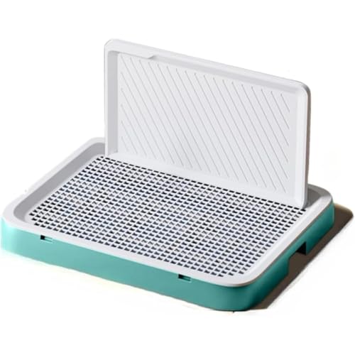 MYJYG トイレ トイレトレー トレーニングトレー トレイ トイレ ペット用トイレ 小便器 トイレ ペット用小便器 尿トレー トイレ 踏み抜き防止 トイレトレー (L,グリーン)