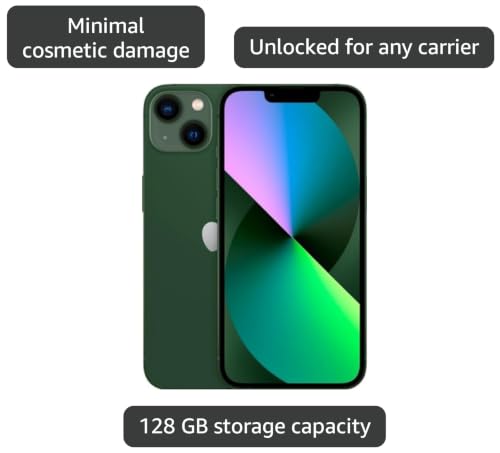 Image of Apple iPhone 13 Mini, 256GB, Green - Locked to T-Mobile (Renewed)