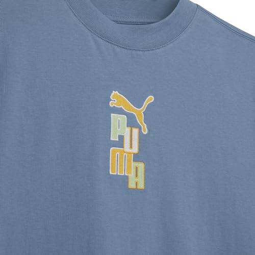 Image of Puma Boys' Short Sleeve Cotton Graphic T-Shirt, Crewneck