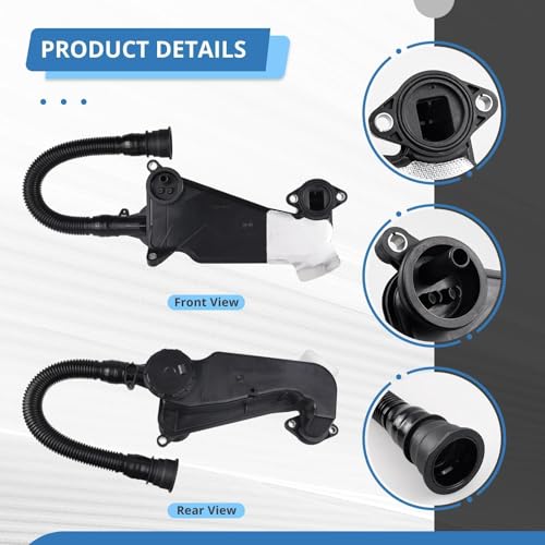 Image of PC3Z-6A785-A Air Oil Separator Assembly Compatible with Ford F250 F350 Super Duty 2023-2024 OR 2011+ 6.7L Powerstroke Diesel Replace# PC3Z-6A785-A, PC3Z6A785A