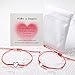 SmileBelle Mother Daughter Bracelets, Mothers Day Gifts for Mom 2PCS Mothers Day Bracelet from Daughter Handmade Red String Bracelets for Protection as Mommy and Me Birthday Jewelry Gifts