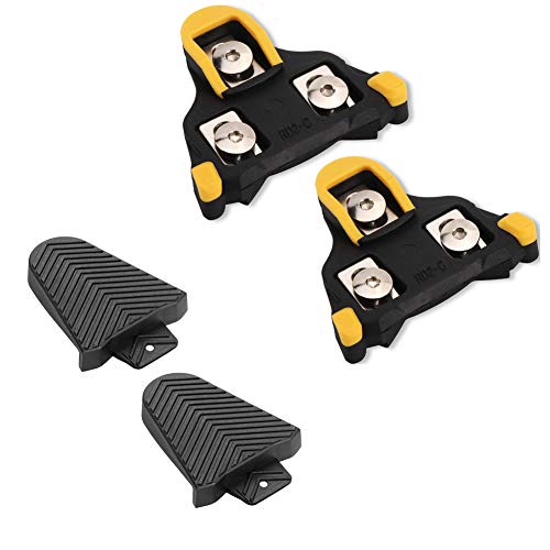 Image of Thinvik Road Bike Cleats 6 Degree Float Self-Locking Cycling Pedals Cleat for Shimano SH-11 SPD-SL System Shoes