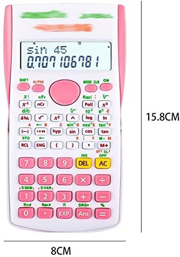 JQDMBH Desktop rekenmachine, rekenmachine rekenmachine universiteit functie rekenmachine draagbare multifunctionele… - Afbeelding 3