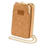 PASSENDE GRÖSSE: Die Abmessungen dieser Handytasche zum Umhängen betragen ca. 11 x 4,5 x 18 cm, eine bescheidene Größe für einfaches Tragen, in der wichtige Dinge Platz finden, ohne dass sie zu sperrig aussehen, ideal für Einkäufe, Arbeit und Termine