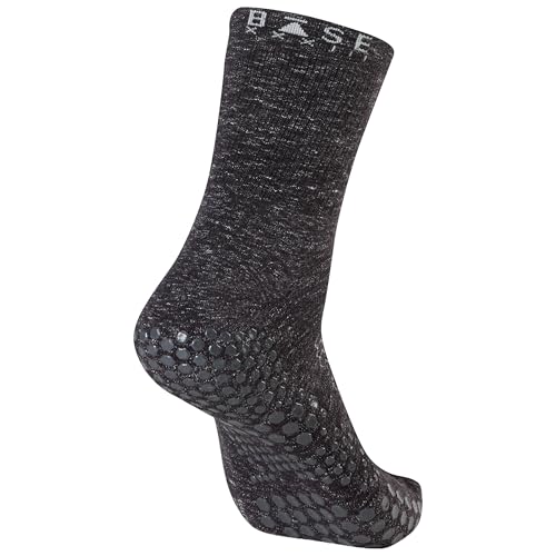 Base 33 Crew Grip Socks for Pilates, Yoga, Martial Arts, Lifting and Barre