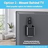 TotalMount Universal Remote Control Holder - Medium (Black)