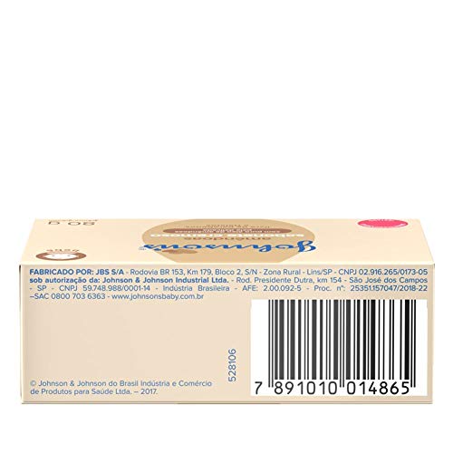 Sabonete Barra Óleo de Amêndoas, Johnson's, 80g