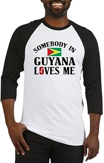 CafePress Somebody in Guyana Baseball Jersey Baseball Shirt