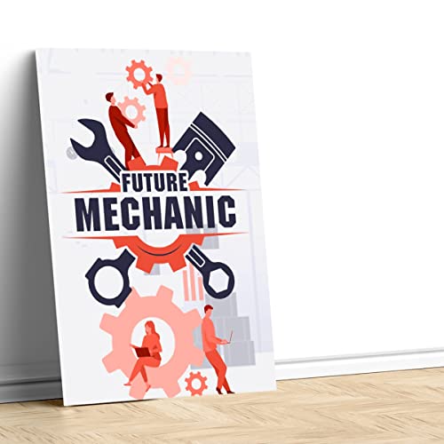 Affiche poster futur mécanicien idéal pour décorer un garage ou un atelier automobile