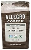 Allegro Coffee Organic Continental Blend Ground Coffee, 12 oz