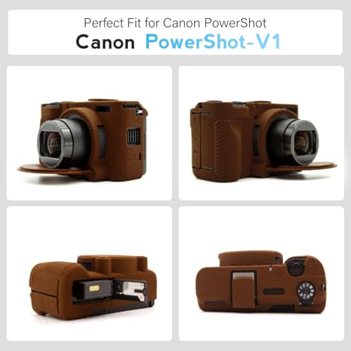 Funda de silicona Canon PowerShot V1 accesorios de cubierta para Vlog 3