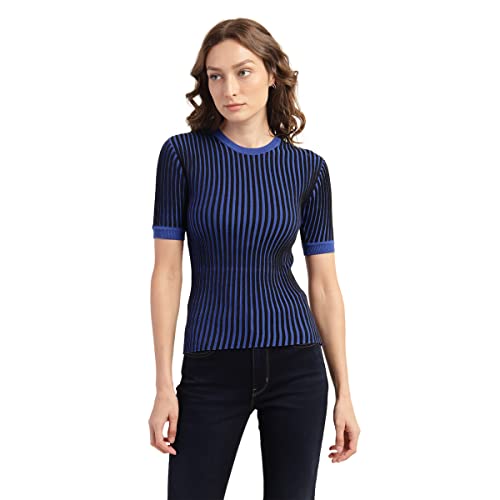 Levi's®Women's Crew Neck T-Shirt (A3910-0000_XS_Blue)