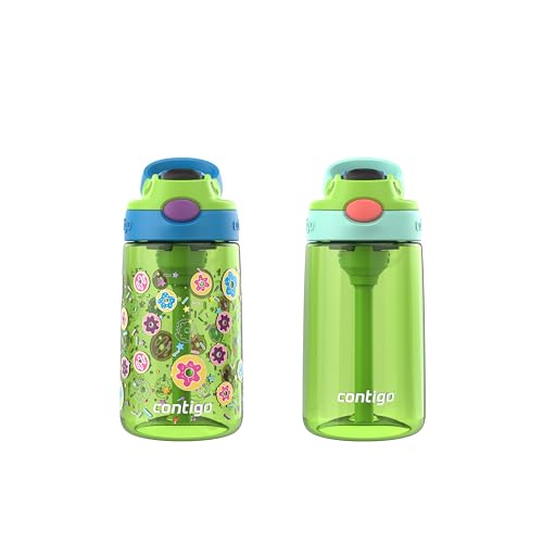 Image of Contigo Kids Water Bottle with Redesigned AUTOSPOUT Straw, 14 oz